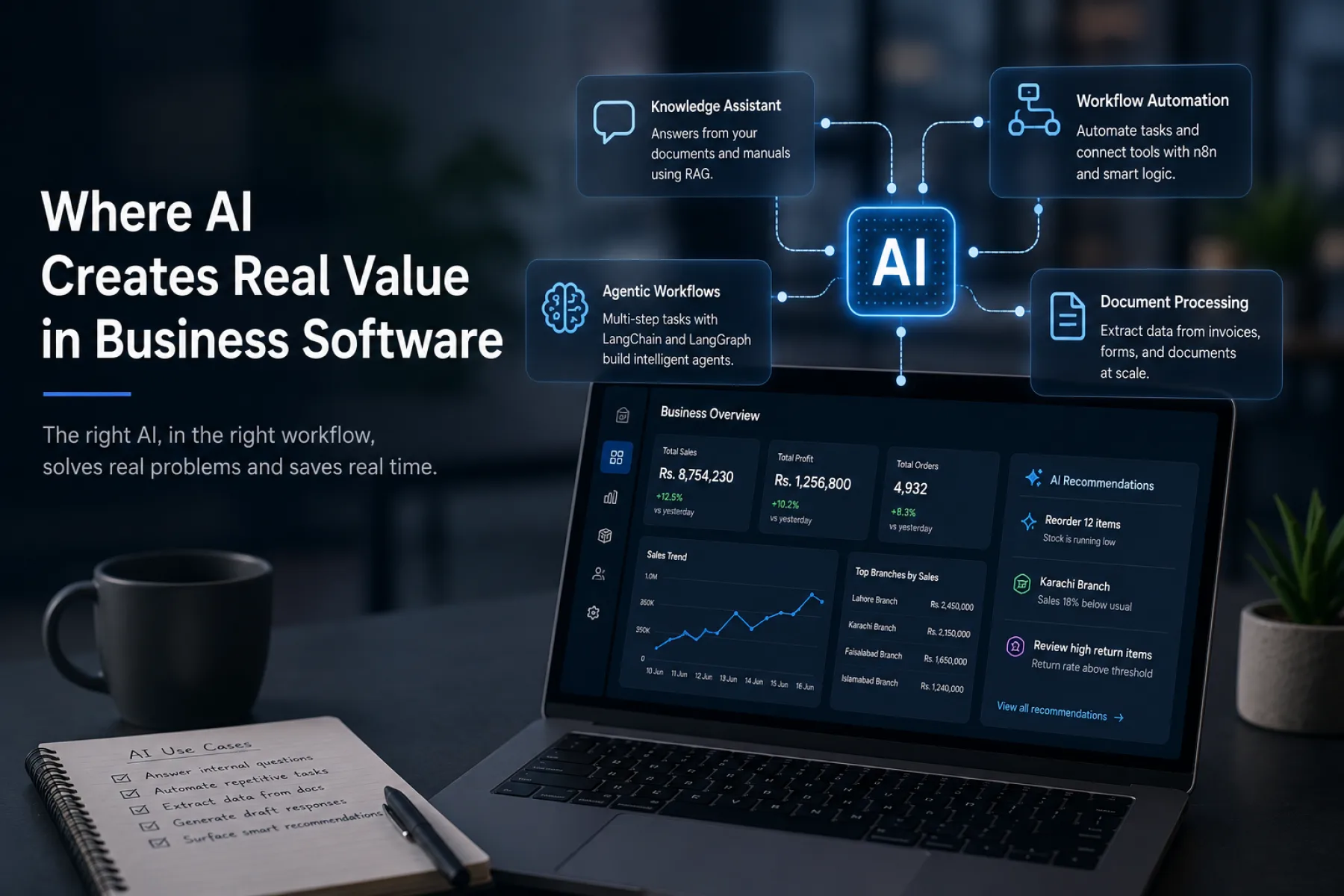 Where AI Creates Real Value in Business Software