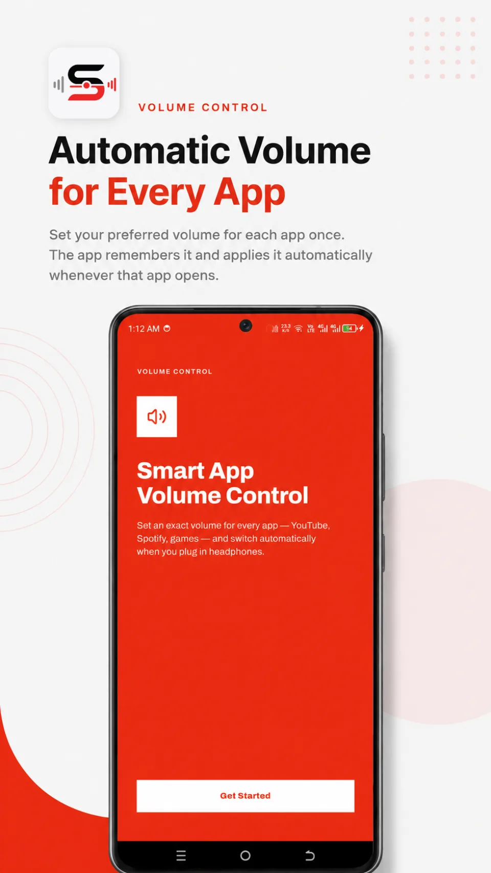 Set an exact volume for every app