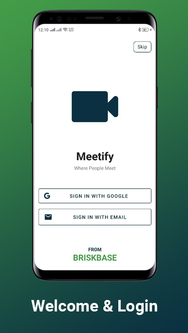 Meetify App - Login