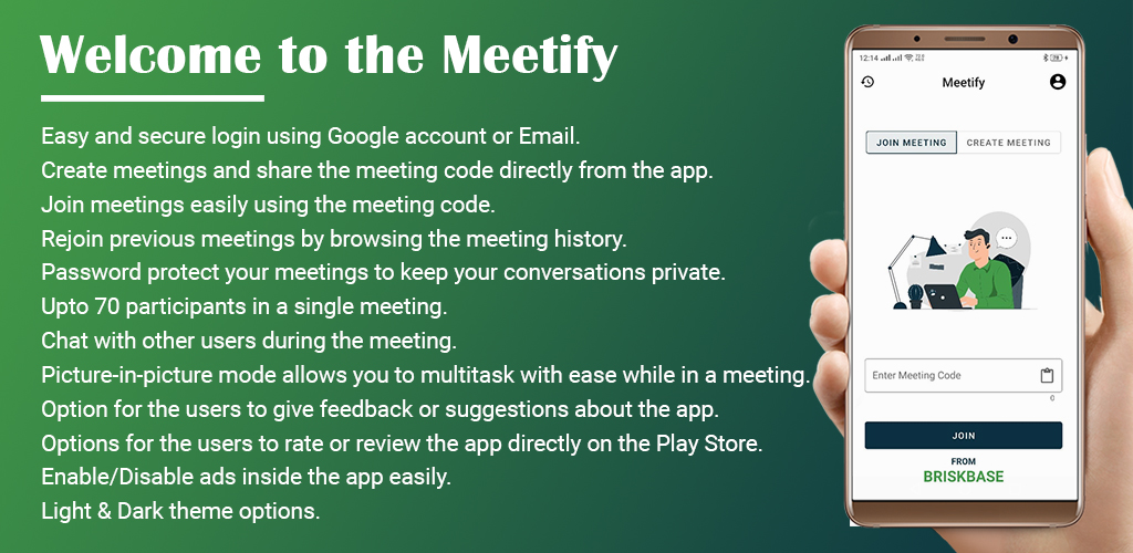 Meetify App - Features